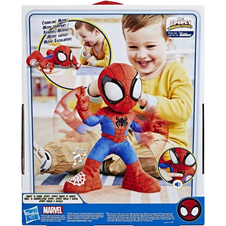 Spiderman Muñeco Spidey Baila y Gatea
