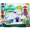 Spiderman Set de Figuras Spidey And His Amazing Friends Dino-Webs Ghostasaurus & Spidey