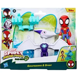 Spiderman Set de Figuras Spidey And His Amazing Friends Dino-Webs Ghostasaurus & Spidey