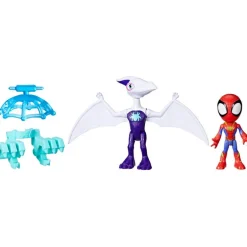 Spiderman Set de Figuras Spidey And His Amazing Friends Dino-Webs Ghostasaurus & Spidey