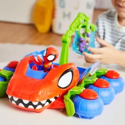 Spiderman Vehículos de Juegos Dino Grúa Arácnida