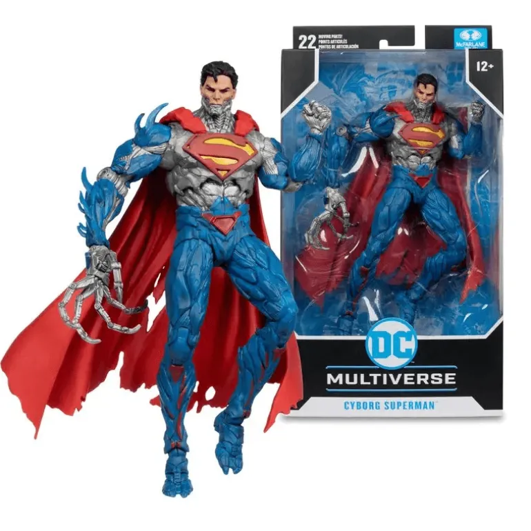 Superman Cyborg Figura de Colección McFarlane 6073003