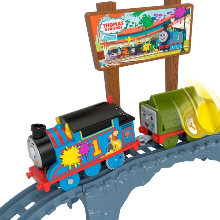 Thomas and Friends Set Entrega de Pintura Con Thomas