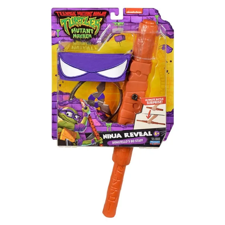 Tortugas Ninja Movie Kit Bo Staff con Máscara de Donatello