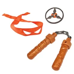 Tortugas Ninja Movie Kit Hunchaku con Máscara de Michelangelo para Niños